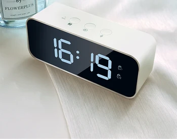 

Led Electronic Alarm Table Clock Digital Led Electronic Desktop Clock Wall Clock Digital Reloj De Pared Electronic Clock BA60SZZ