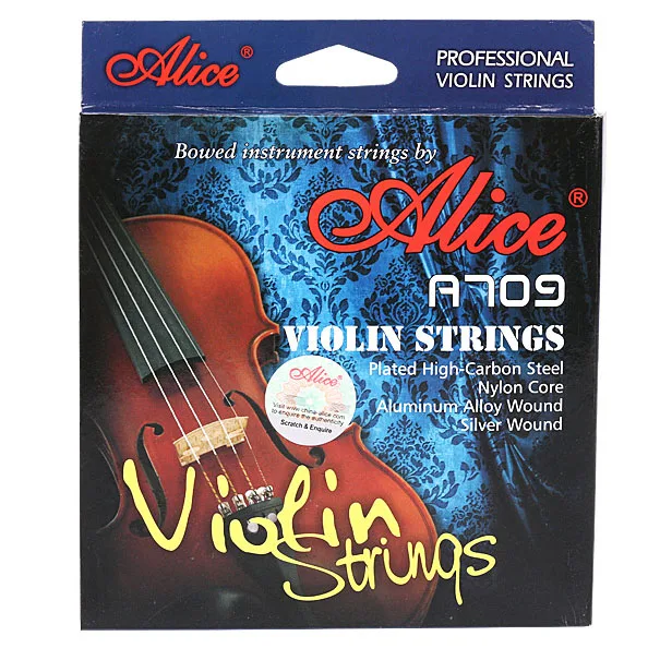 Cordas de violino alice marca a709 melhor