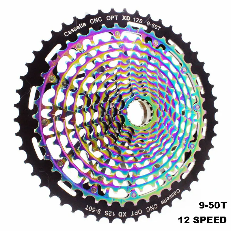 Кассета для горного велосипеда MTB 9 50T кассета XD радужная с широким коэффициентом