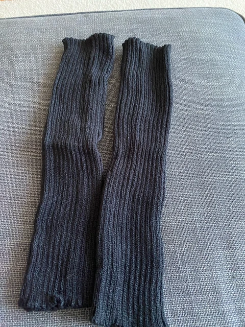 New Japanese Lolita Sweet Girl Leg Warmer Knit Socks Wool Ball Knitted Foot Cover Cosplay Women Autumn Winter  Heap Heap Socks ZY-JT-Dark Grey