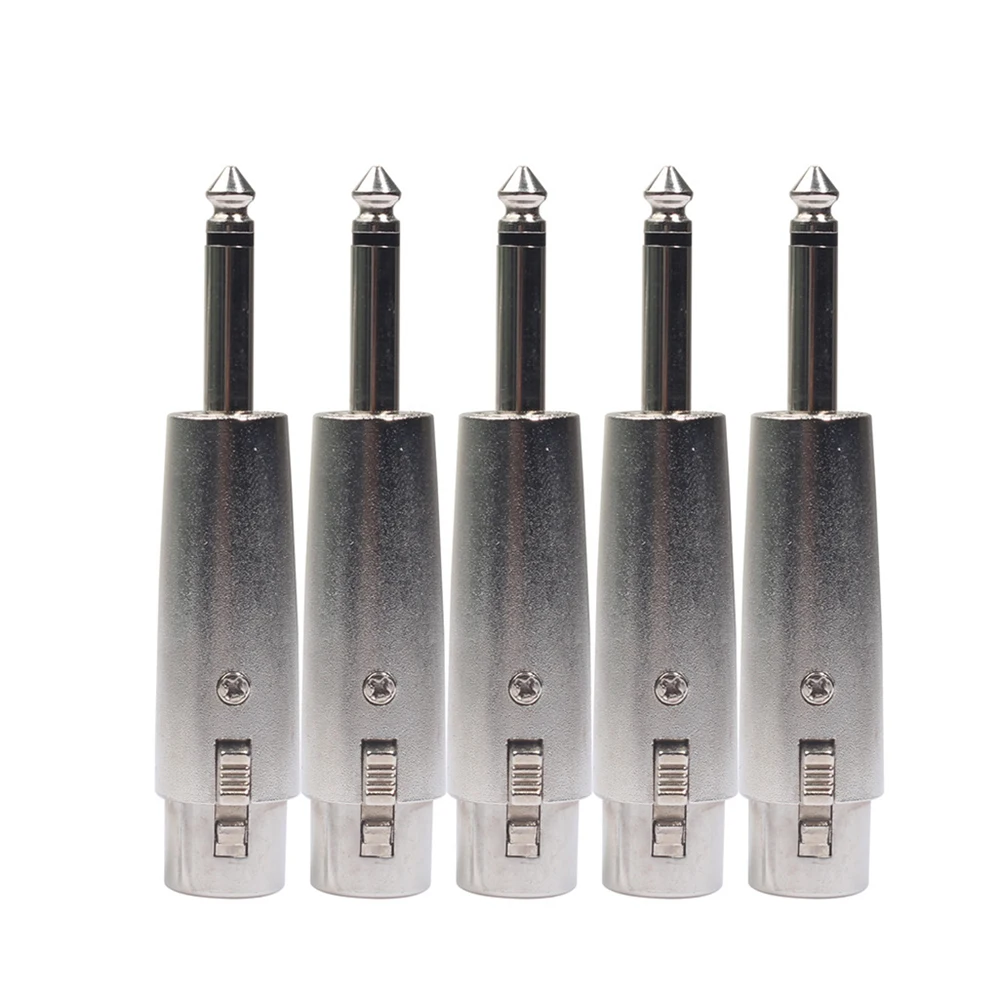 1 шт. Новый XLR 3 контактный гнездовой разъем для 1/4 &quot6 35 мм моно штекер аудио