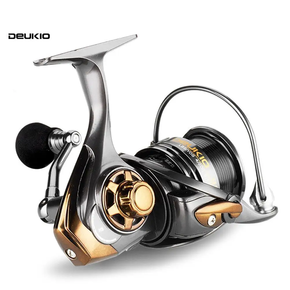Высокоскоростная Рыболовная катушка hobbyline DEUKIO HS5000 5 + 1BB 7 1: 1 для забрасывания