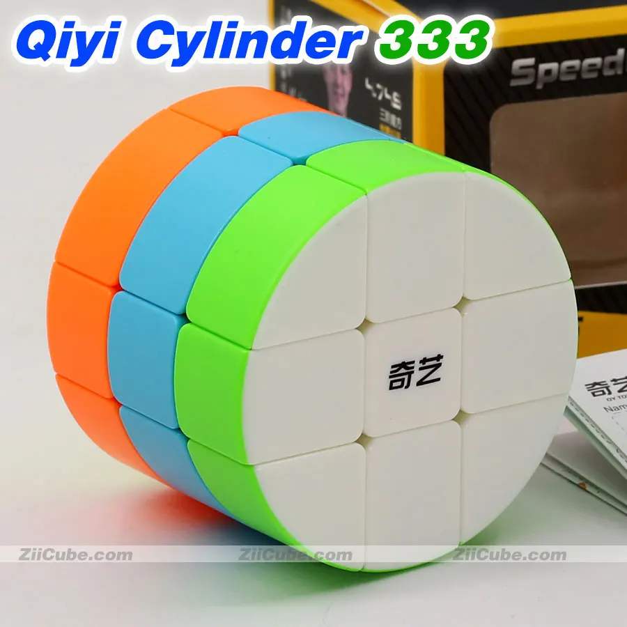 Magic cube puzzle QiYi 3x3x3 333  Cylinder YuanZhu Column professional speed cube educational twist wisdom toys game cube
