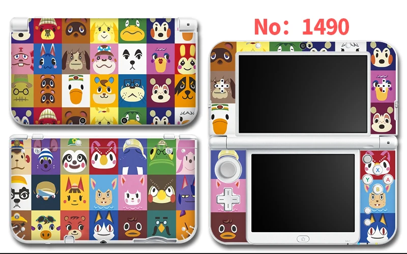 Protector Cover Decal Vinyl Skin Sticker for Nintendo NEW 3DS XL/LL Limited Machine Stickers 