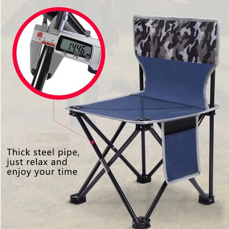 Hot Sale Summer Outdoor Portable Folding Oxford Beach Chair High Strength Camping Fishing Chair