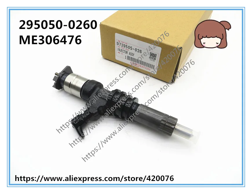 GENUINE AND BRAND NEW DIESEL FUEL INJECTOR 295050 0260, ME306476 FOR