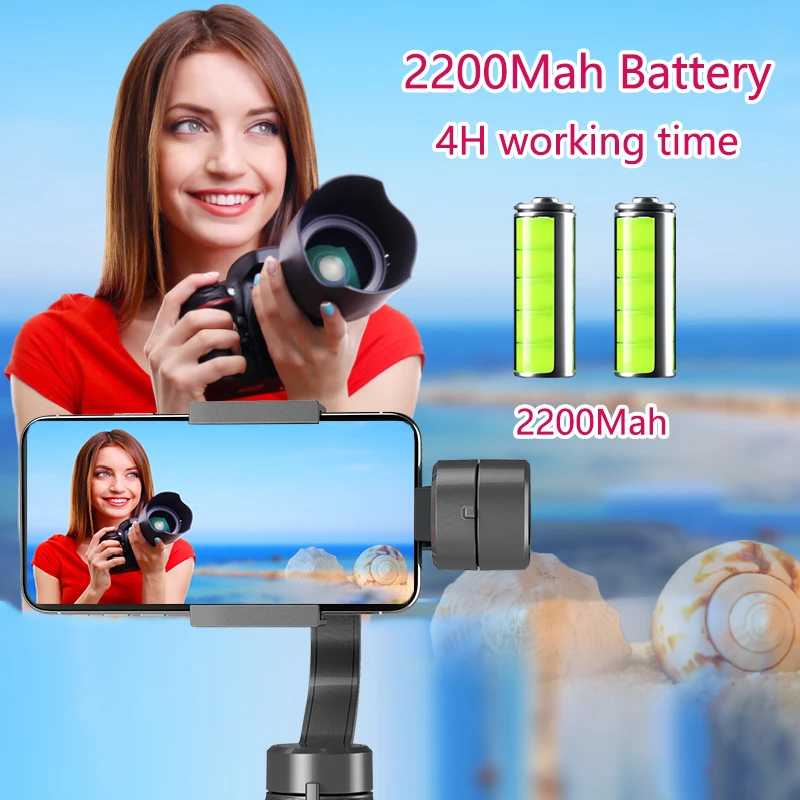  Stabilizer Gimbal Smartphone Gopro Camera 3-Axis Handheld PTZ For Phone IPhone11XS XR X 8Plus w/Foc