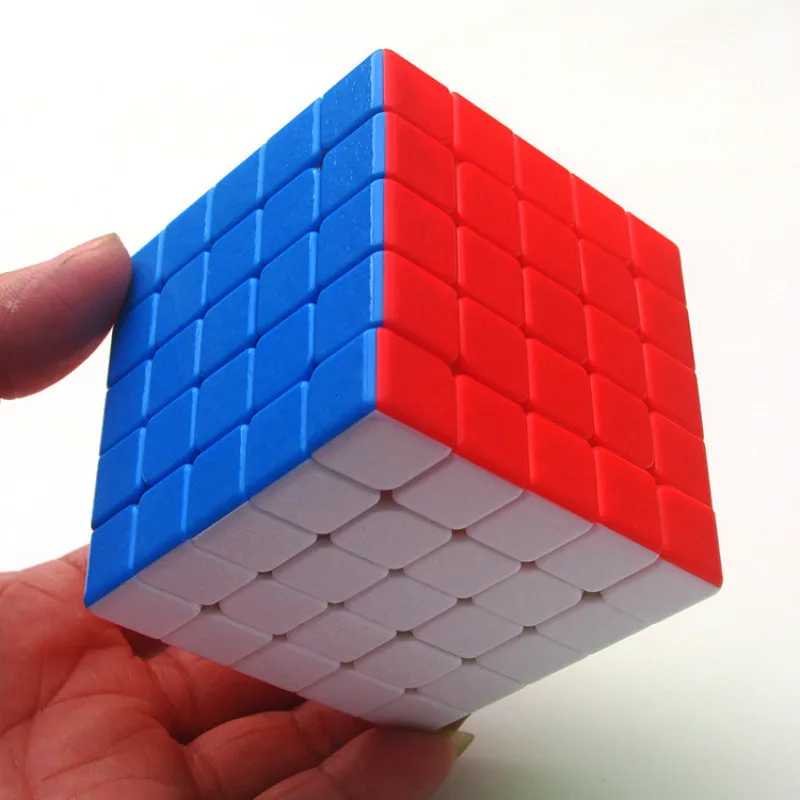 Драгоценность пять шагов магический скоростной кубик Рубикс Striae Цвет 5x5x5 Гладкий Магический кубик не выцветает Избегайте наклейки игрушки Alpinia Oxyphylla