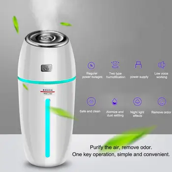 

Multifunctional Car Humidifer Air Puriifer Aroma Diffuser Sprayer Cool Mist Maker Auto Car Fragrance Spray Car Air FreshenerMult