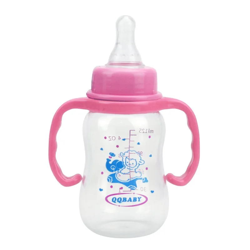 

Rotated Double Handle Trainning Feeding Safe Leakproof Cups Infant Water Bottle