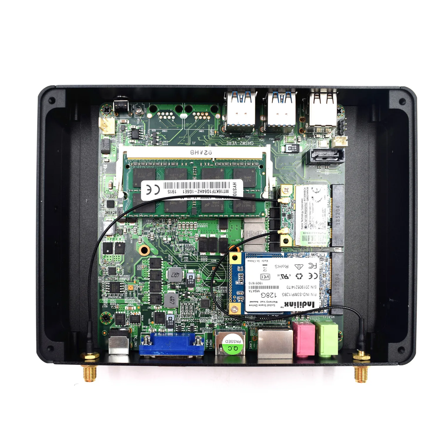 Hystou ноутбук HTPC i7 4500U i5 4200U ddr3 Intel Core i5 7200U DDR4 Windows10 Linux WiFi HDMI безвентиляторный Mimi PC