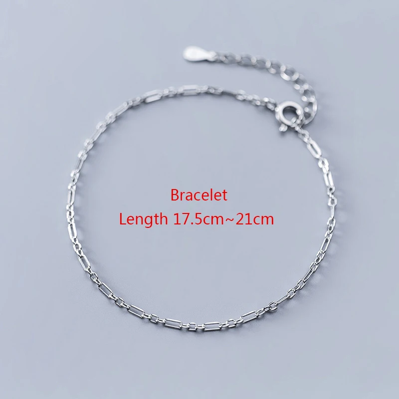 Trustdavis, модное ювелирное изделие из чистого серебра 925 пробы, цепочка 23 см, браслет на ногу для женщин, жены, лучшего друга DA263 - Окраска металла: Bracelet