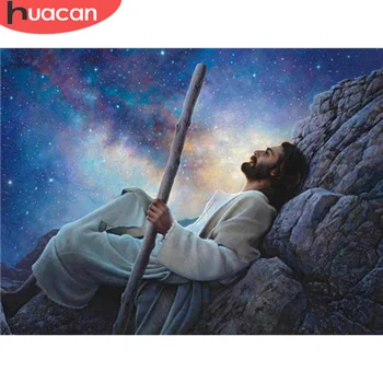 

HUACAN Diamond Painting Jesus Handicraft Full Square/round Diamond Embroidery Mosaic Religion Decor For Home