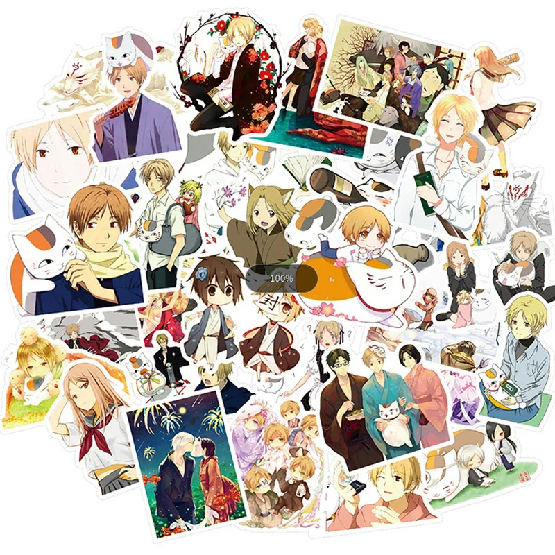 

10/50 Pcs Anime Natsume Yuujinchou Stickers Waterproof Skateboard Decals Luggage PVC Graffiti Sticker For DIY Kids Classic Toys