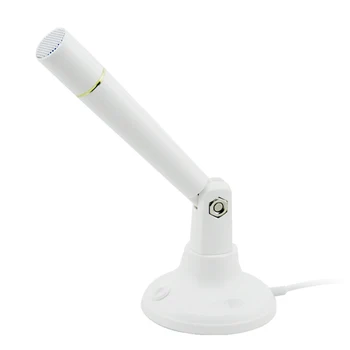 

Speech Home Computer Microphone Vocal Recording Angle Adjustable Karaoke Omni-directional Voice Chat Singing PC Laptop 3.5mm