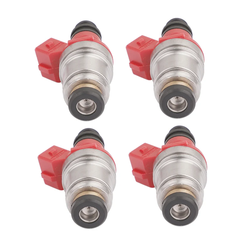

4 шт., топливные форсунки для Nissan D21 90-95 Pickup 2.4L I4 GMC Sonoma 16600-86G10 1660086G00 16600 86G00 FJ564