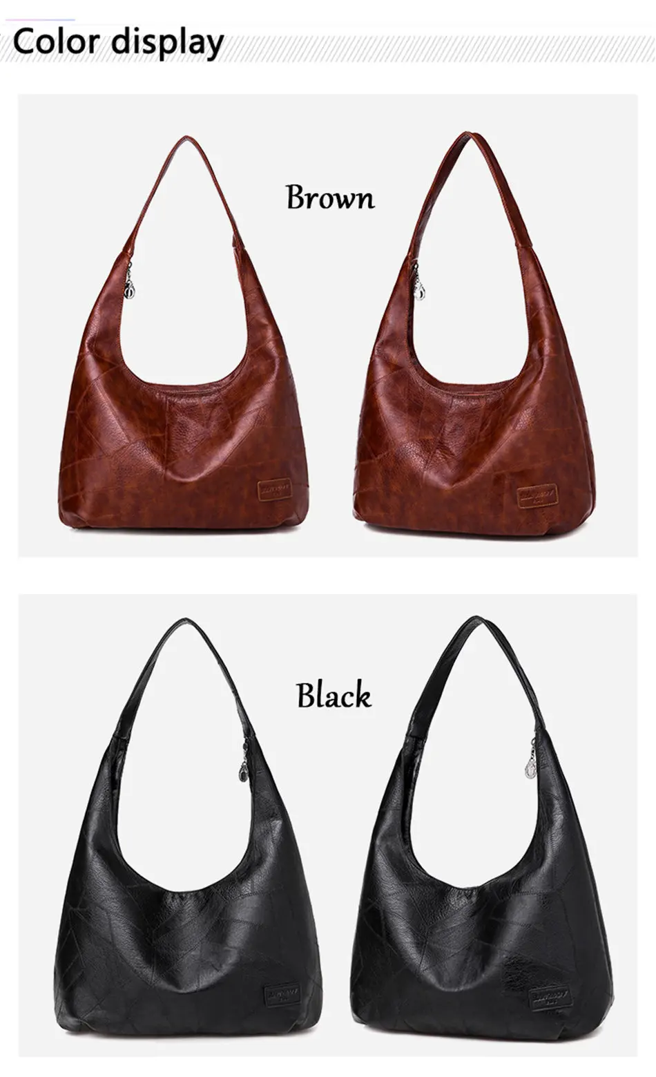 Женские сумки ручной работы из искусственной кожи, винтажные большие вместительные повседневные сумки-тоут, роскошные сумки, женские сумки, дизайнерские сумки на плечо