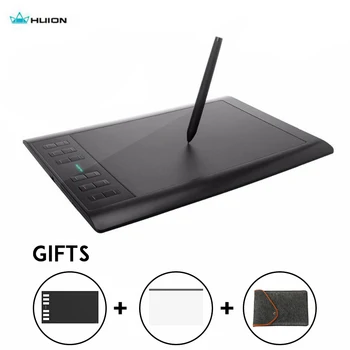 

Huion New 1060 Plus Graphics Tablet 8192 Levels Professional 8GB USB Digital Drawing Tablets Animation with Gifts