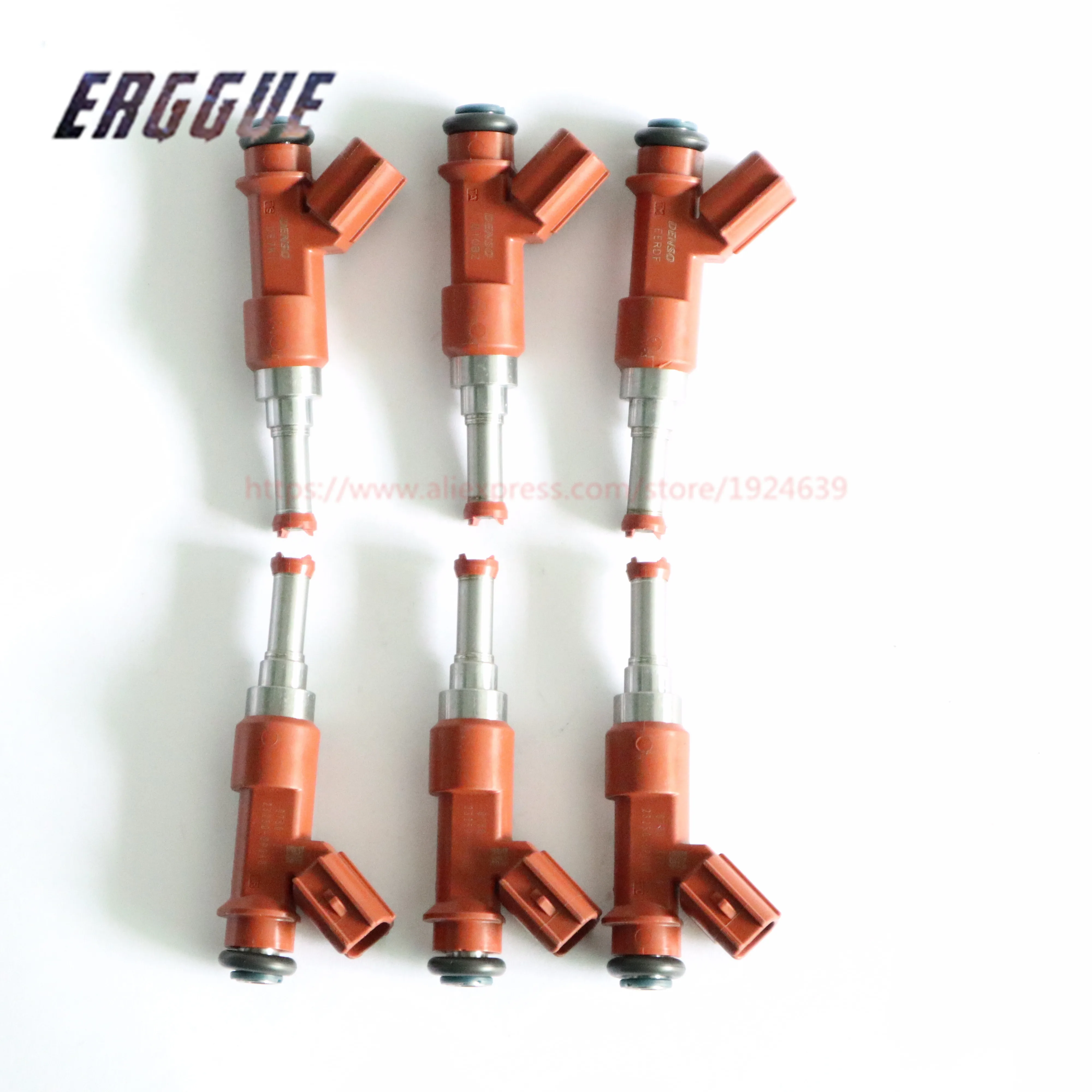6 шт. D enso топливный инжектор 23250-0P040 23209-31050 для Toyota для Lexus 3.5L V6 2005-2011