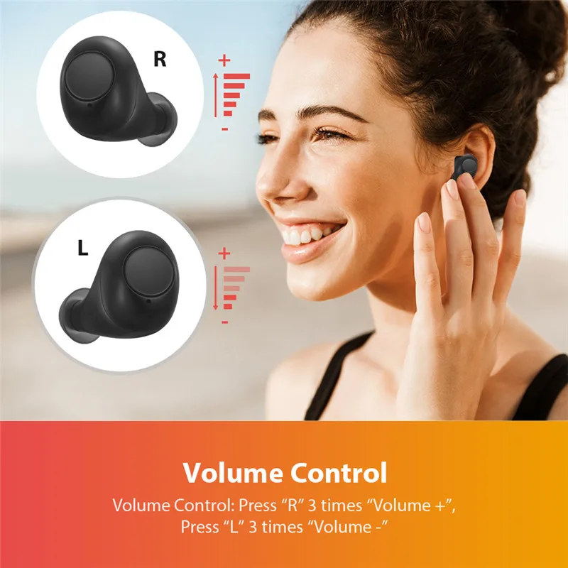 Мини Bluetooth True беспроводные наушники HIFI Звук HD вызов Автоматическое Сопряжение водонепроницаемый с микрофоном чехол для зарядки телефона