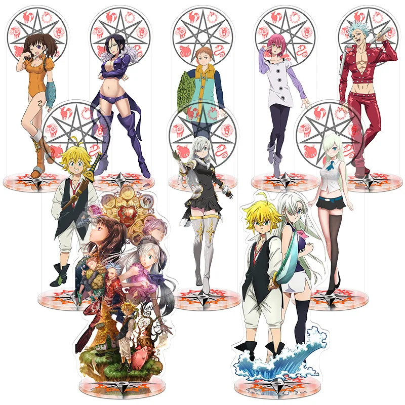 The Seven Deadly Sins Nanatsu No Taizai Meliodas Ban King Hawk Acrylic  Stand Figure Desk Decoration Collection Model Toy Gifts - Action Figures -  AliExpress