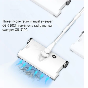 

Household Sweeper Robot Electric Mop stainles steel Handheld Wireless USB Charging Washer Broom Floor Cleaning Durable