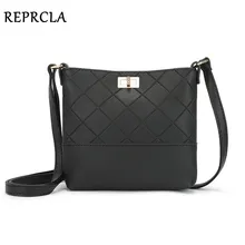 REPRCLA новые сумки через плечо для женская дизайнерская сумка клетчатая сумка через плечо из искусственной кожи женские сумки-мессенджеры модная сумка