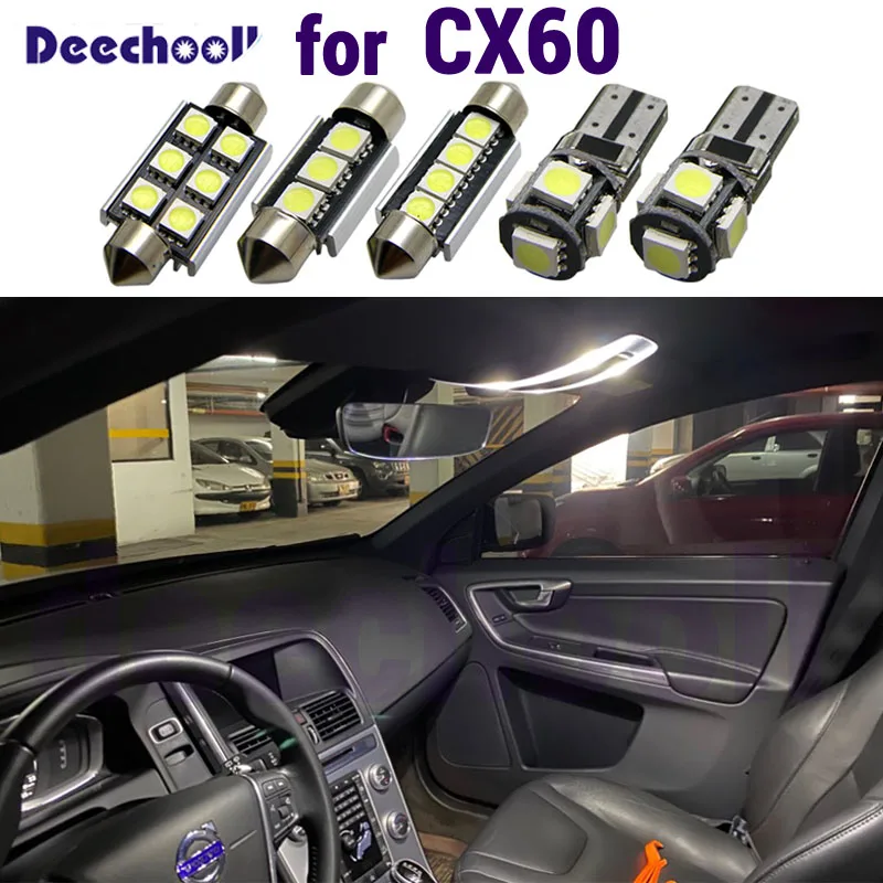 Pure White Canbus LED License Plate Lights + Canbus Interior Indoor