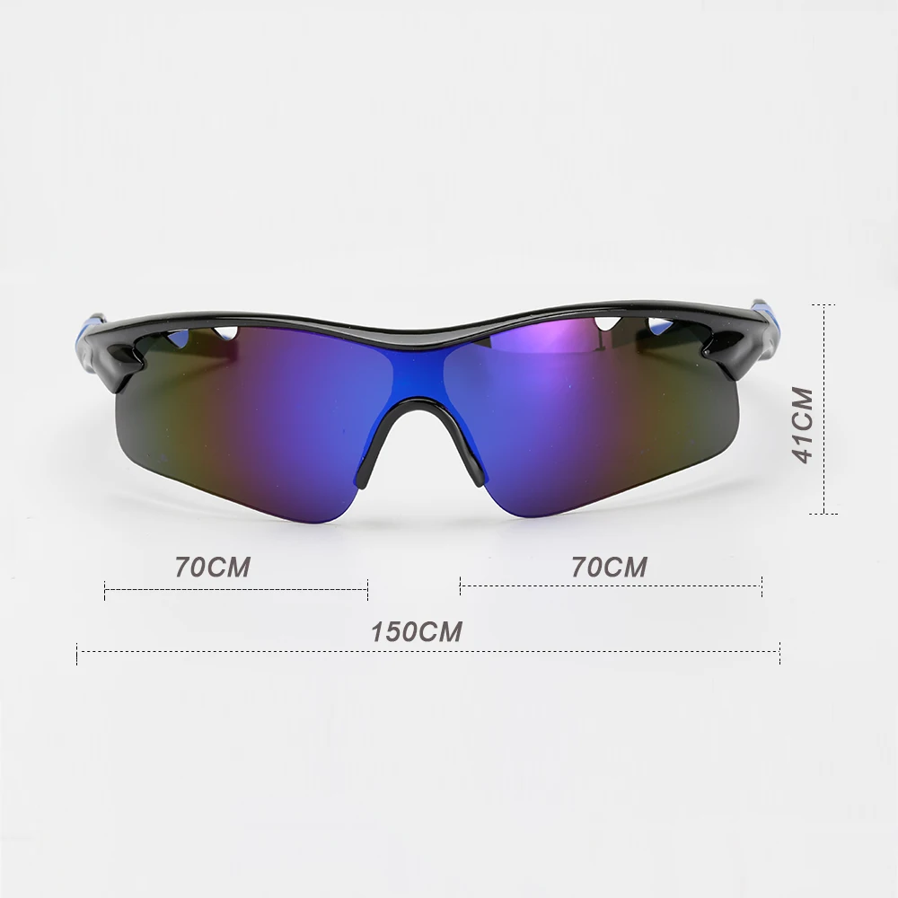 2020 New Cycling Glasses Set MTB Bike Eyewear Windproof Sand Running Fishing Outdoor Sports Polarized Sunglasses For Man Woman