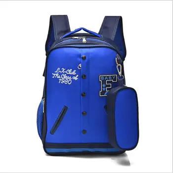 

2019 Summer New Studnets Girls Boys School Bag Patchwork Pendant Zipper Breathable Soft Large Capacity Backpack Satchel