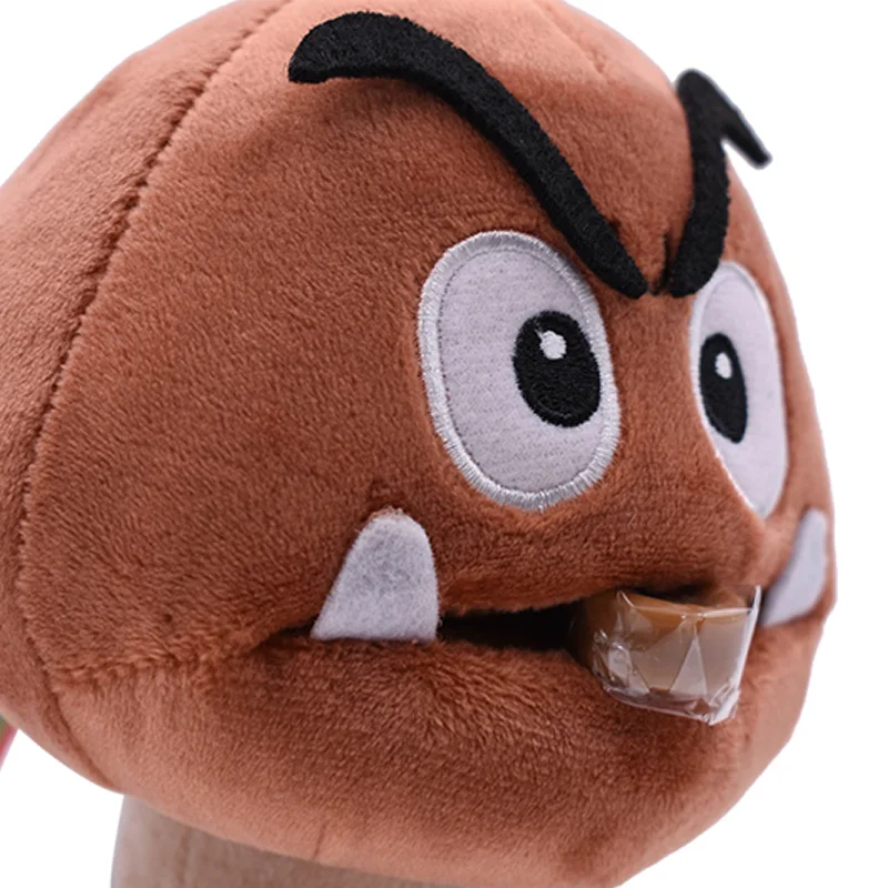Аниме Super Mario Bros Goomba Kuribo Peluche Кукла Плюшевая мягкая детская игрушка отличный рождественский подарок для детей