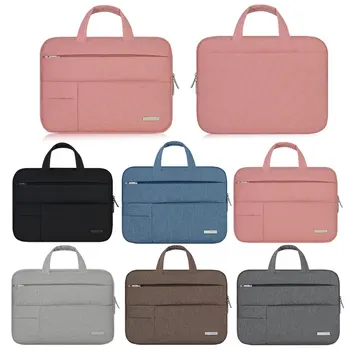 

Men Women Single Shoulder Laptop Sleeve Notebook Bag For 12/13/14/15/15.6 inch Pouch Protective Case Computer Bag For Macbook