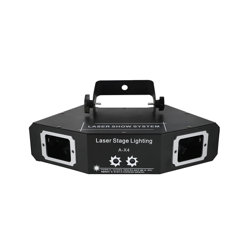 AUCD DMX 4 линзы красный зеленый синий RGB Полноцветный луч сетевой узор