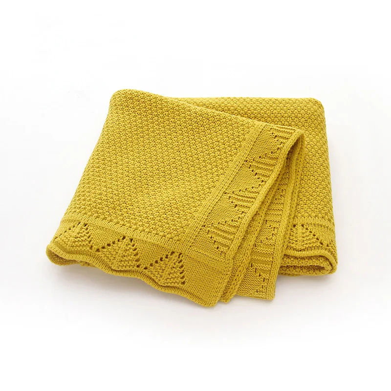 Baby Blankets Knit Muslin Swaddle Wrap Blanket Toddlers Stroller Bedding Covers | Мать и ребенок