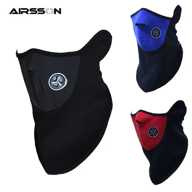 

Airsoft Warm Fleece Bike Half Face Mask Cover Face Hood Protection Cycling Ski Sports Outdoor Winter Neck Guard Scarf Warm Mask