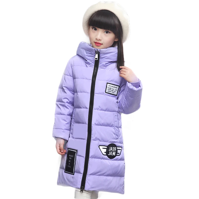 

children down cotton jacket Girl winter Fashion Coats for teenage girls parka warm thick jackets Kids clothing outerwear & coat