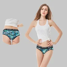 Розовые шорты для йоги, Женский бесшовный спортивный купальник бикини, сексуальное спортивное белье для фитнеса, треугольное нижнее белье с буквами, средняя талия, Хлопковые женские трусы