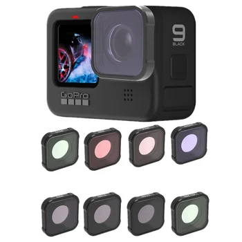 

For Gopro Hero 9 Black Lens Filters Set UV/CPL/ND4/8/16/32/64 Action Camera Accessories For Go Pro Hero9 Color Filter Aluminium