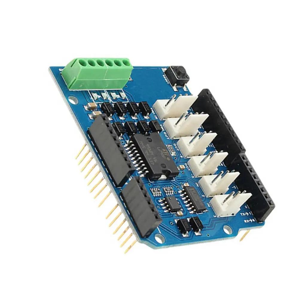 L298N L298P Uno модуль привода двигателя для Uno моторный щит R3 Pwm скорость обнаружения тока Uno Плата расширения двигателя