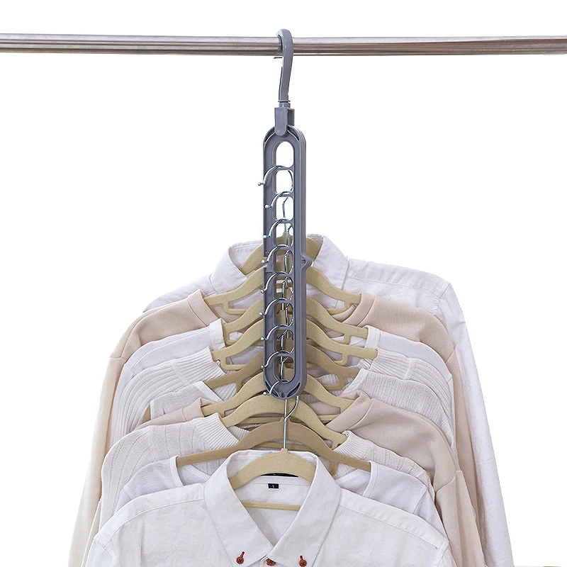 

Support circle for clothes hangers, multi-portable and multifunctional storage for drying clothes, scarf and plastic