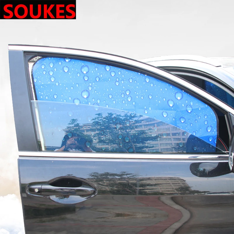 

1pc Cool Drop Car Sun Shade Window Visor Cover Curtain For Renault Megane 2 3 Duster VW Touran Passat B6 Golf 7 T5 T4 Fiat 500