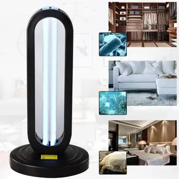 

110V 220V UV Disinfection Light High Ozone UVC Germicidal Lamp 38W Remote Control Ultraviolet Sterilizing Lamp For Odor Dust