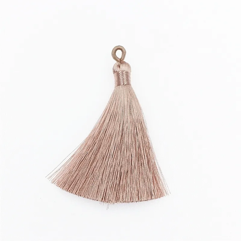 Khaki tassels 5-20 шт катушки связывают нить кисточкой бахрома подвеска «сделай сам» ремесла вискозные кисточки отделка одежды шторы Декоративные Серьги Ювелирные компоненты - Цвет: Khaki tassels