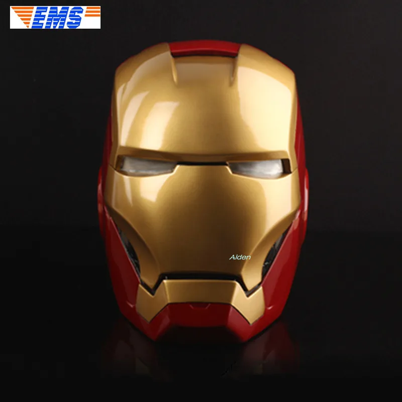 9 "Статуя супергероя бюст Железный человек Tony Stark MK7 спасательная коробка полноразмерный портрет Мстители GK экшн-модель игрушечная коробка