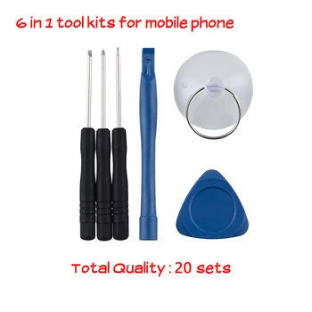 

20set LCD screen Tool kits for repair mobile Phone screwdriver set for iPhone 6 6s 7 ferramentas para celular for Samsung S8 S7