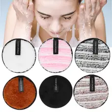 Расслабление тела 6 шт ленивый двухсторонний слоеный микрофибра для снятия макияжа Губка для мытья лица пуховка массаж Релаксация