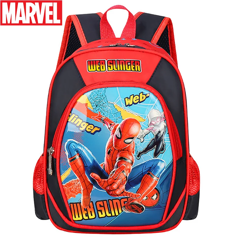 Marvel Boys Spiderman Backpack Bags For Students Large Capacity Cartoon Captain America Handbags Children Cute Schoolbags Gifts