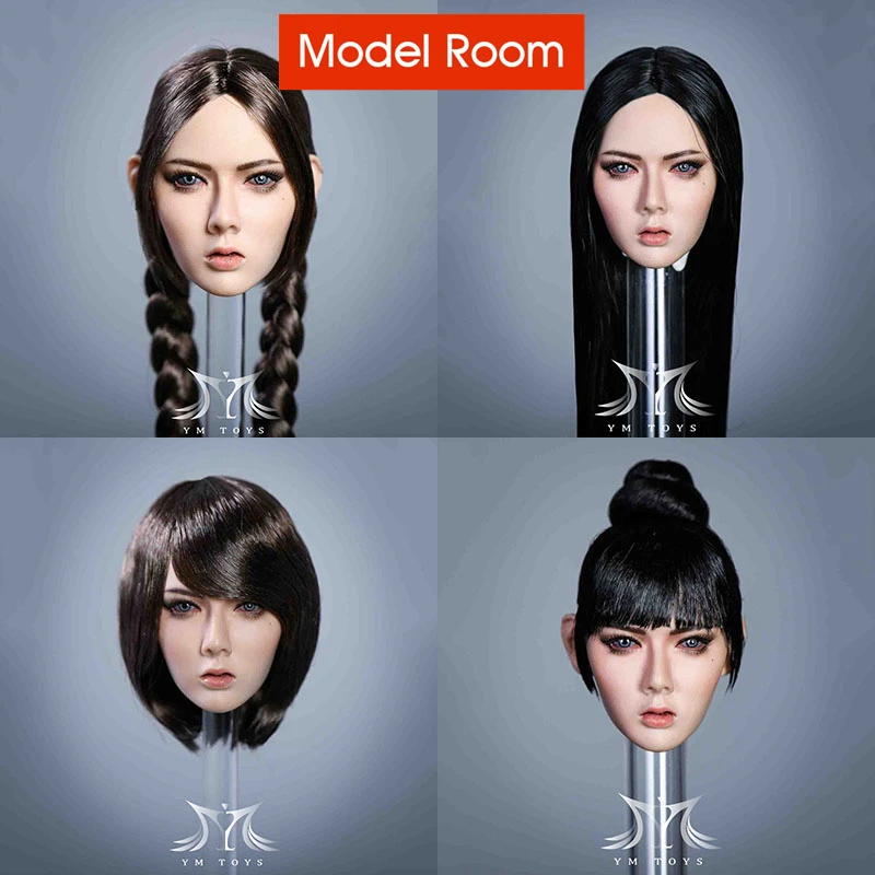 

YMTOYS YMT060 1/6 Xiu 2.0 Female Head Sculpt Carving Model Fit 12'' TBL JO Soldier Action Figure Body In Stock