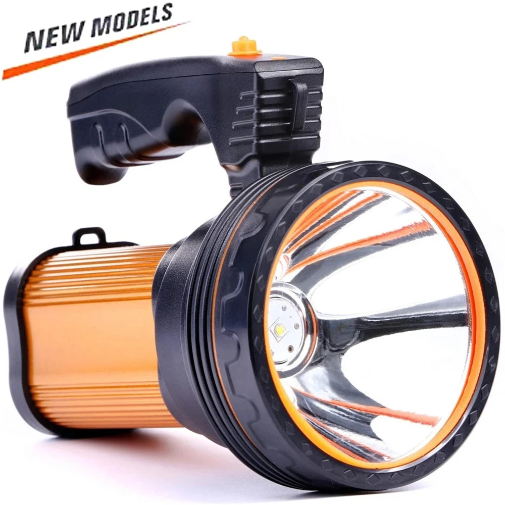 150w Powerful Flashlight 50000 Lumens Led Torch Searchlight 8000mah