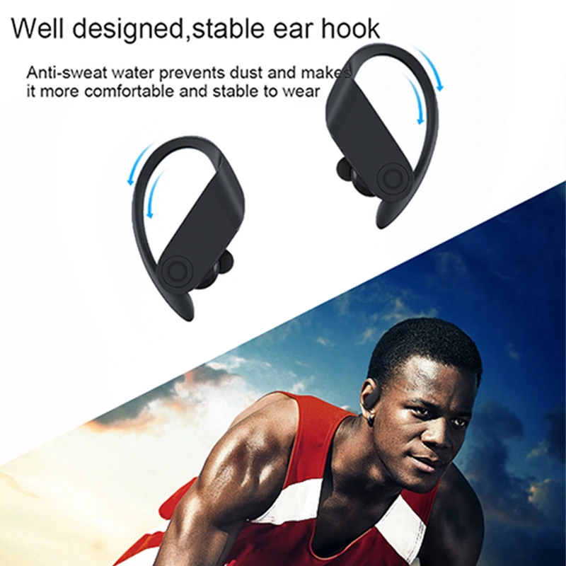 B10 TWS Беспроводная Bluetooth Спортивная гарнитура в ухо стерео Bluetooth 5,0 наушники draadloze oordopjes fone de ouvido bluetooth for all smart phone iphone android noise cancelling ariculares bluetooth inalambricos